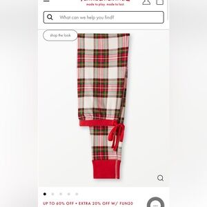 Women's Holiday Long John Pajama Pants - medium